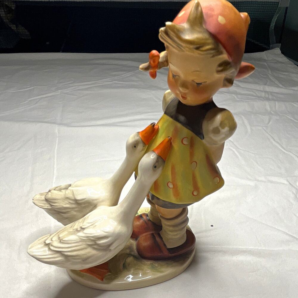 Hummel Goose Girl Ceramic Figurine